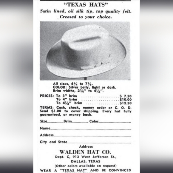 Worth Walden Beaver Western Hat - Picture 16 of 16